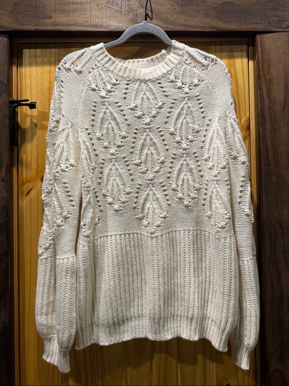 Andthewhy cream sweater M/L